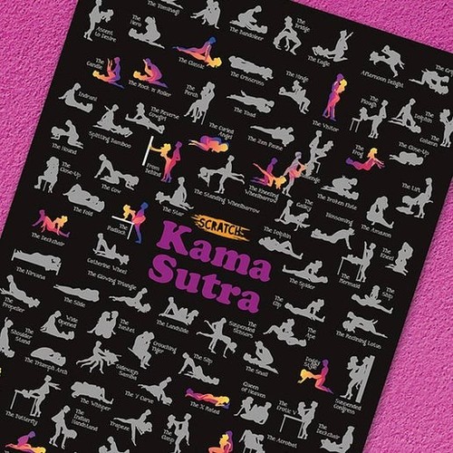 Kama sutra scratch poster - poster, –