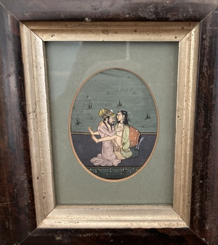Antique 19thc framed indian - 19thc,